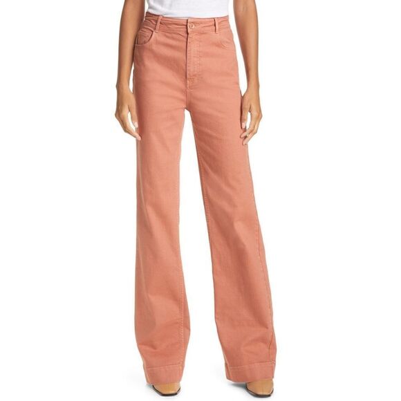 Ulla Johnson Theo Jean in Clay - Picture 1 of 8